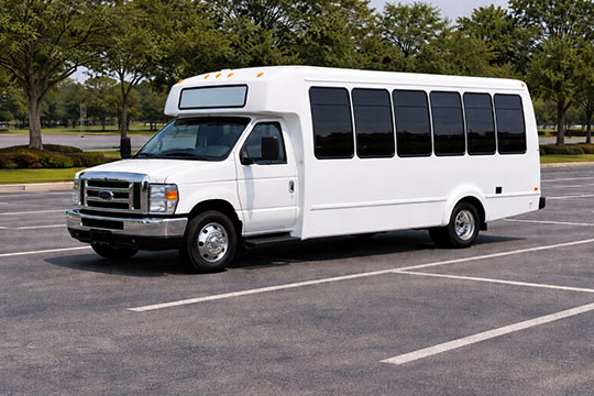 20-passenger minibus available for charter in Sugar Land, TX